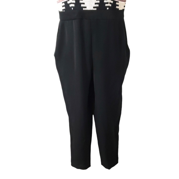 Anthropologie Nomad Morgan Carper La Sierra Aztec Print Jumpsuit Sz 6P - Picture 3 of 15